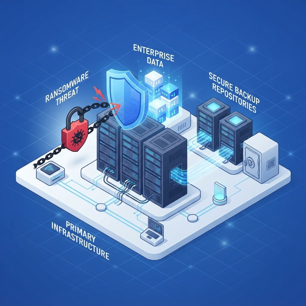 Imagem de capa do artigo: Backup contra Ransomware: Como proteger sua empresa