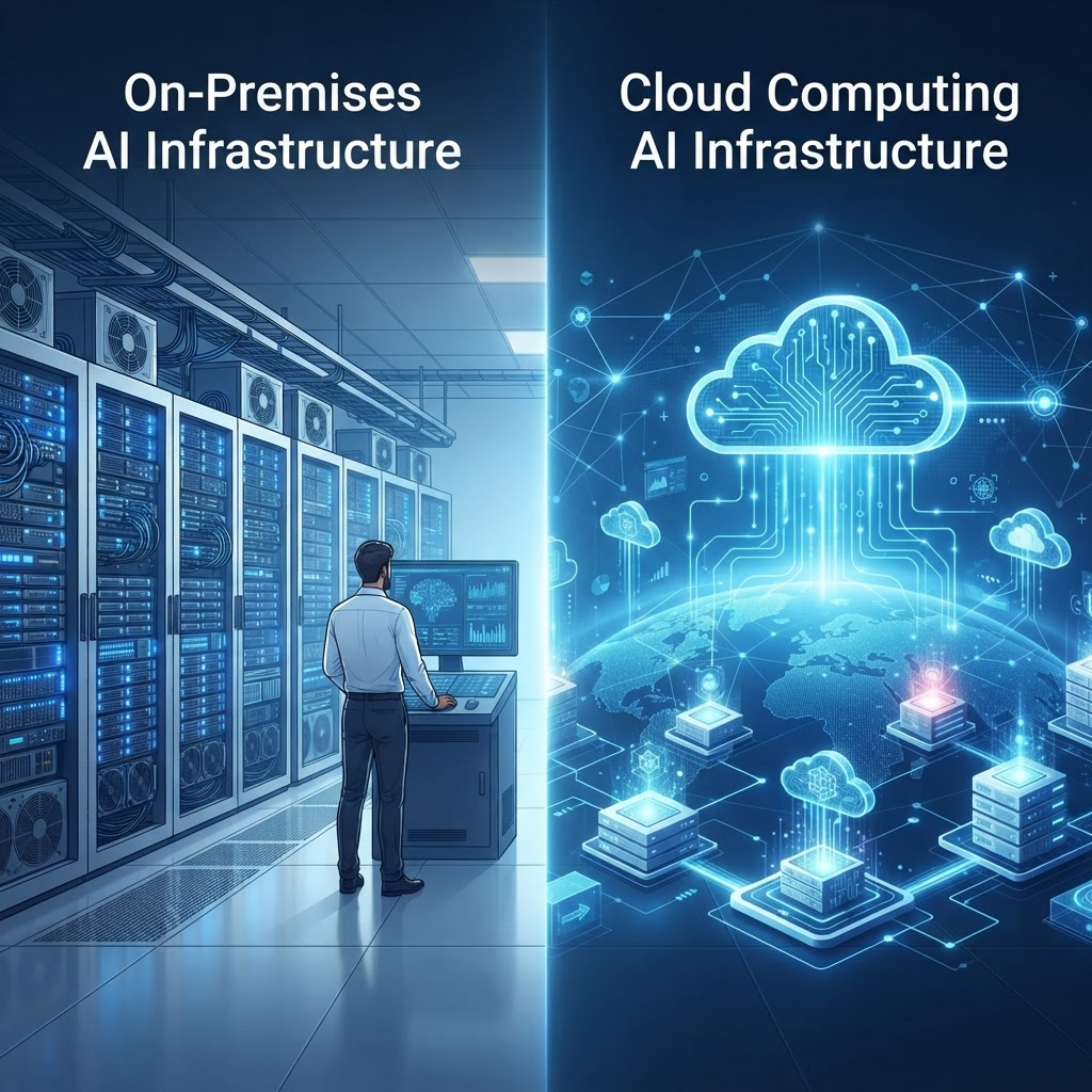 Infraestrutura para IA On-Premises ou Cloud: qual escolher?